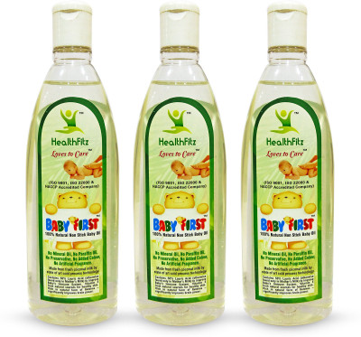 

Baby First Natural Baby Oil Pack Of 3(100 ml)