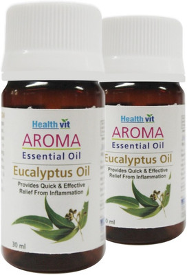 

HealthVit Aroma Eucalyptus Essential Oil(Pack of 2)(30 ml)