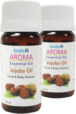 

HealthVit Aroma Jojoba Essential Oil Facial & Body Cleanser(Pack of 2)(30 ml)