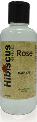 Flipkart - Hibiscus Herbals Rose Bath Oil(210 ml)