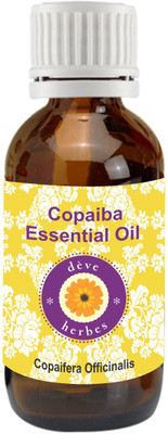 

DèVe Herbes Copaiba Essential Oil 15ml (Copaifera Officinalis) 100% Pure & Natural(15 ml)