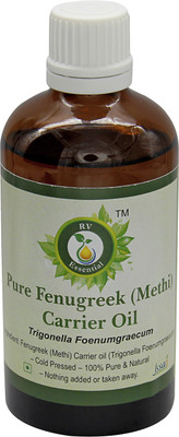 

R V Essential Pure Fenugreek(Methi) Carrier Oil 100ml- Trigonella Foenumgraecum(100 ml)