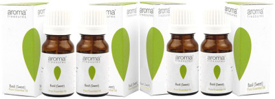 

Aroma Treasures Basil (sweet) Essential Oil 10ml (Pack Of 4)(40 ml)