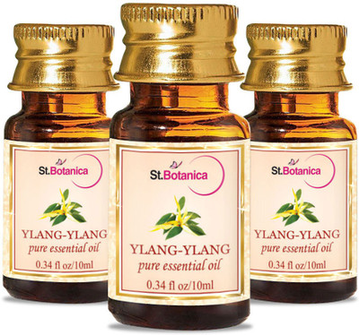 St.Botanica Ylang-Ylang Pure Aroma Essential Oil, 10ml - 3 Bottles(30 ml)