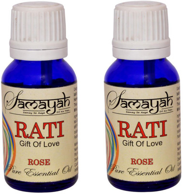 

Samayah Hand Made Aroma Oils Rati (Rose) Set of 2(15 ml)