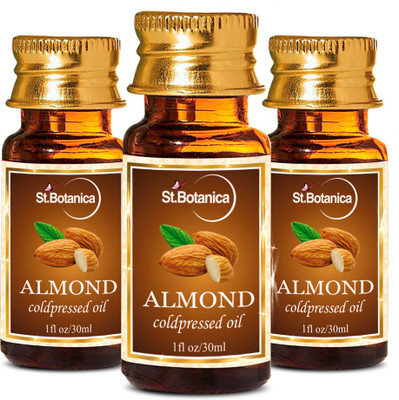 

St.Botanica Almond Pure Coldpressed Carrier Oil - 3 Bottles(90 ml)