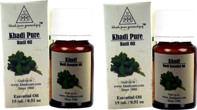 

Khadi Pure NATURAL BASIL ESSENTIAL OIL(30 ml)