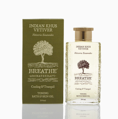 

Breathe Aromatherapy Indian Khus (Vetiver) Bath And Skin Oil(100 ml)