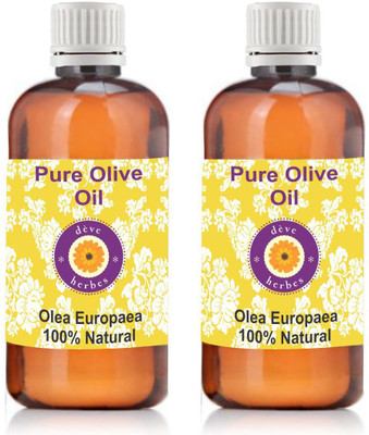 

DèVe Herbes Pure Olive Oil - Pack Of Two (100ml + 100ml) Olea Europaea(100 ml)