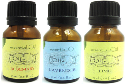 Olfa Lavender,Lime, Rosemary Combination Pack (15ml each)(45 ml)