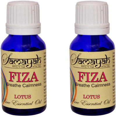 

Samayah Hand Made Aroma Oils Fiza (Lotus) Set o f 2(15 ml)