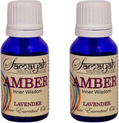 

Samayah Hand Made Aroma Oils Amber (Lavendar) Set of 2(15 ml)