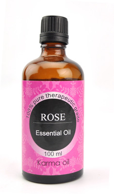 

Karmakara 100% pure Therapeutic Grade undiluted essential oils in 100 ml Bottles-Rose oil(100 ml)