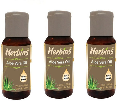 

Herbins Aloe Vera Oil Combo-3(150 ml)