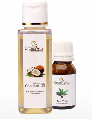 

Organo Veda Coconut and Tea Tree oil combo(75 ml)