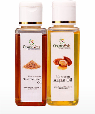 

Organo Veda Sesame and Argan oil combo(100 ml)