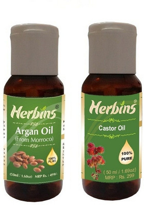 

Herbins Essential Oil (Argan & Castor)(100 ml)