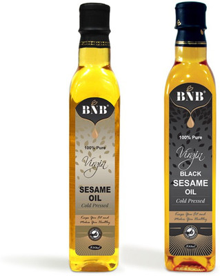

BnB Combo of Virgin Sesame Oil and Virgin Black Sesame Oil(1000 ml)