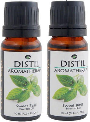 

Aloe Veda Sweet Basil Essential Oil (10 ml) Pack of 2(20 ml)