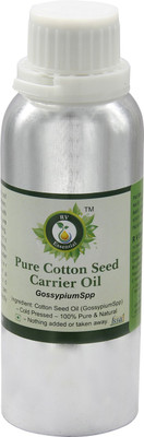 

R V Essential Pure Cotton Seed Carrier Oil 630ml- Gossypium Spp(630 ml)