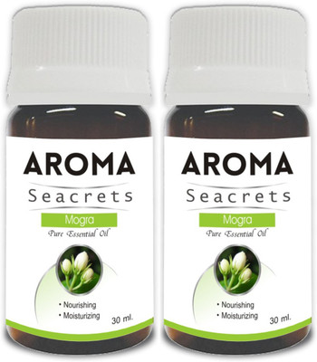 

Aroma Seacrets Mogra Pure Essential Oil (30ml) - Pack of 2(60 ml)