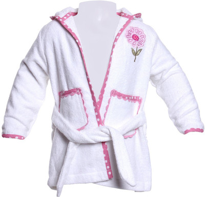 

Absobent Cotton Bath Robe(1 Bath Robe, For: Baby Boys & Baby Girls)