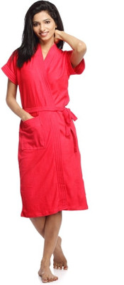 49% OFF on Superior Red Free Size Bath Robe(Bath Robe, For: Women, Red) 49% OFF on Superior Red Free Size Bath Robe(Bath Robe, For: Women, Red)