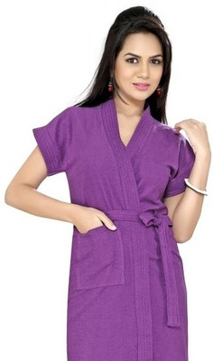 41% OFF on Superior Purple Free Size Bath Robe(Bath Robe, For: Women, Purple) 41% OFF on Superior Purple Free Size Bath Robe(Bath Robe, For: Women, Purple)
