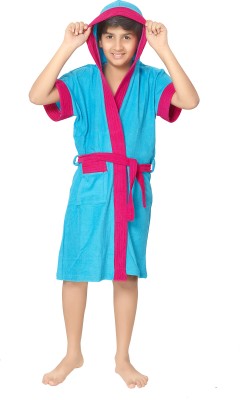 

Sand Dune Blue  Size Bath Robe(1 Kids Bathrobe, For: Baby Boys & Baby Girls, Blue