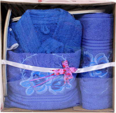 

Zasmina Blue  Size Bath Robe(1, For: Baby Boys & Baby Girls, Blue