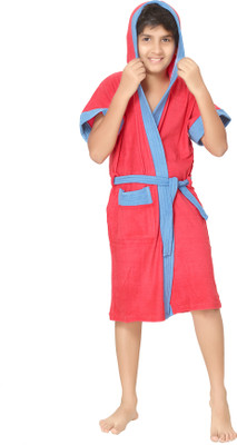 

Sand Dune Red  Size Bath Robe(1 Kids Bathrobe, For: Baby Boys & Baby Girls, Red