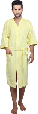 

Mark Home Yellow  Bath Robe(Bath Robe, For: Men, Yellow