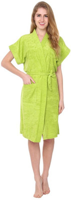 

FILMAX® ORIGINALS Green Free Size Bath Robe(Bath Robe, Belt, For: Men & Women, Green)