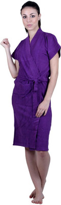 

FILMAX® ORIGINALS VOILET Free Size Bath Robe(Bath Robe, Belt, For: Men & Women, VOILET)