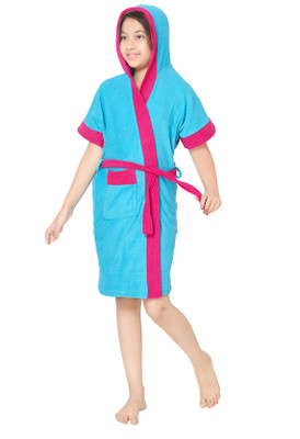 

Sand Dune Blue  Size Bath Robe(1 Kids Bathrobe, For: Baby Boys & Baby Girls, Blue