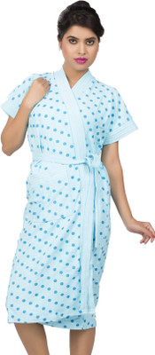 

Ishin Blue  Size Bath Robe(Bath Robe, For: Women, Blue