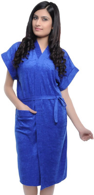 

FILMAX® ORIGINALS Blue Free Size Bath Robe(Bath Robe, Belt, For: Men & Women, Blue)
