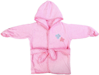 

Babyoodles Pink  Bath Robe(1 Bath Robe, For: Baby Boys & Baby Girls, Pink