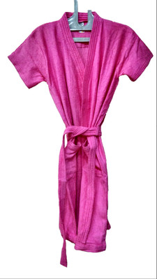 

Bagira Pink Medium Bath Robe(Bath Robe, For: Women, Pink