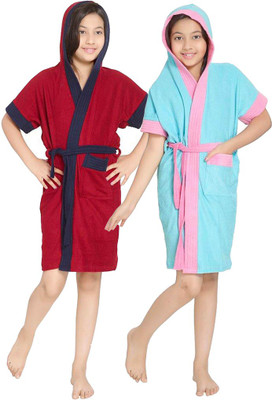 

Sand Dune Multicolor  Size Bath Robe(2 Bath Robe, For: Baby Boys & Baby Girls, Multicolor