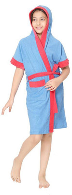 

Sand Dune Blue  Size Bath Robe(1 Kids Bathrobe, For: Baby Boys & Baby Girls, Blue