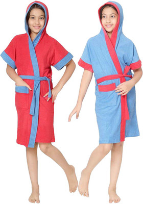 

Sand Dune Multicolor  Size Bath Robe(2 Bath Robe, For: Baby Boys & Baby Girls, Multicolor