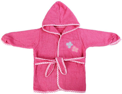 

Babyoodles Pink  Bath Robe(1 Bath Robe, For: Baby Boys & Baby Girls, Pink