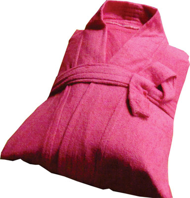 

YNA Pink Free Size Bath Robe(Bath Robe, For: Men, Pink)