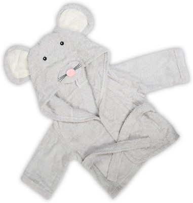 

Babyoodles Grey Small Bath Robe(1 Bath Robe, For: Baby Boys & Baby Girls, Grey