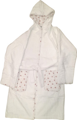 Valtellina Grey  Size Bath Robe(1 BathRob, For: Baby Boys & Baby Girls, Grey