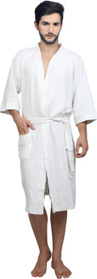 

Mark Home White  Bath Robe(Bath Robe, For: Men, White