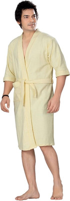 Superior Maroon Free Size Bath Robe(1 Bath Robe, For: Men, Maroon)