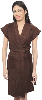 

FILMAX® ORIGINALS Brown Free Size Bath Robe(Bath Robe, Belt, For: Men & Women, Brown)