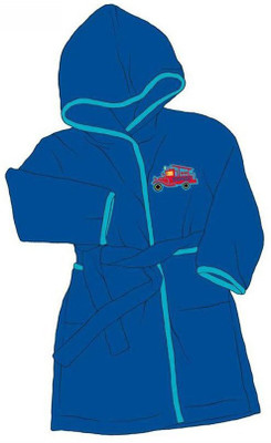 Bombay Dyeing Blue Small Bath Robe(1 COTTON BATHROBE, For: Baby Boys & Baby Girls, Blue